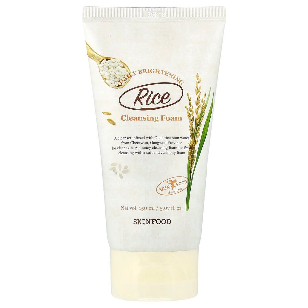 SKINFOOD Rice Daily Cleansing Foam 150ml / 5.07 fl. oz